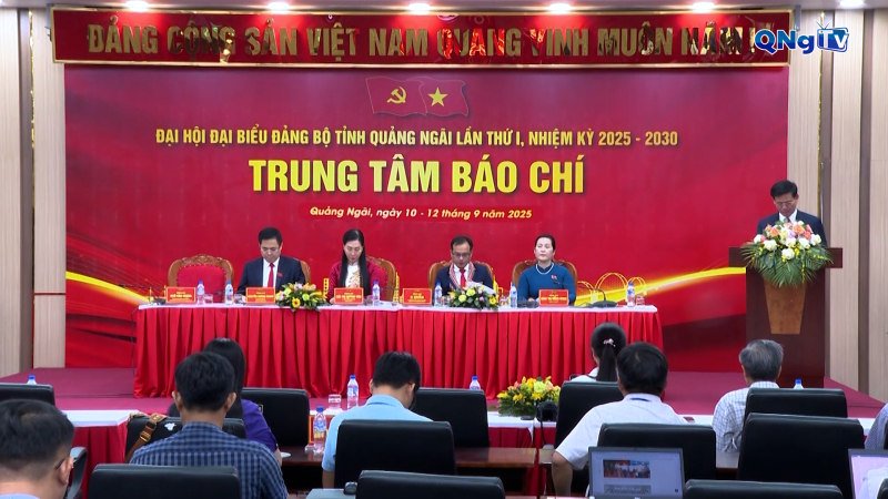 Họp báo thông tin kết quả Đại hội đại biểu Đảng bộ tỉnh lần thứ I, nhiệm kỳ 2025 - 2030