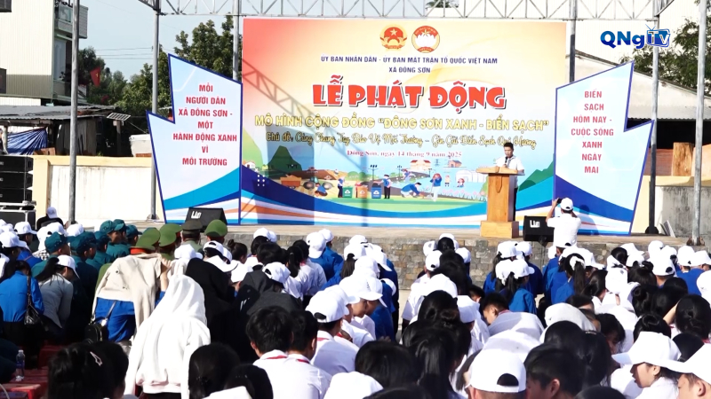 Mô hình cộng đồng “Đông Sơn xanh – Biển sạch”