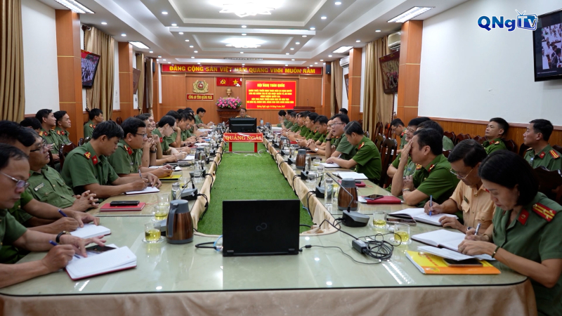 Công an tỉnh quán triệt các Nghị quyết của Bộ Chính trị