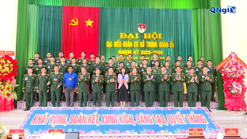 Đại hội đại biểu Đoàn cơ sở Trung đoàn 24 nhiệm kỳ 2025 - 2030