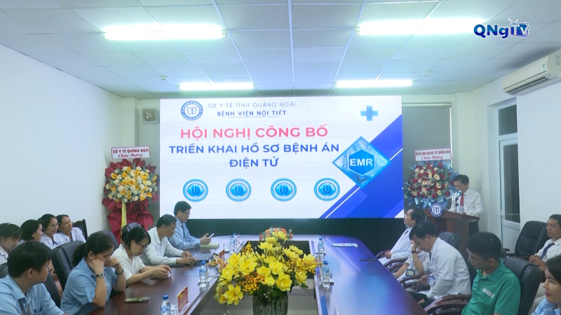 Bệnh viện Nội tiết tỉnh Quảng Ngãi triển khai hồ sơ bệnh án điện tử