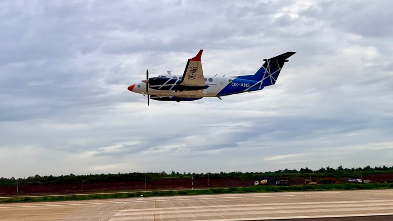 Sân bay Long Thành tiếp nhận chuyến bay hiệu chuẩn đầu tiên