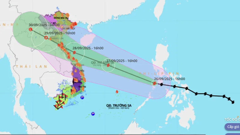 Bão Bualoi đã vào Biển Đông, Ban Chỉ đạo Phòng thủ dân sự quốc gia chỉ đạo khẩn