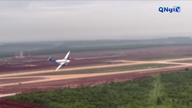 Chuyến bay hiệu chuẩn đầu tiên tiếp cận sân bay Long Thành