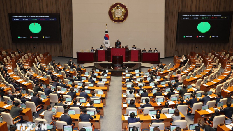 Quốc Hội hàn quốc thông qua dự luật cải tổ Chính phủ