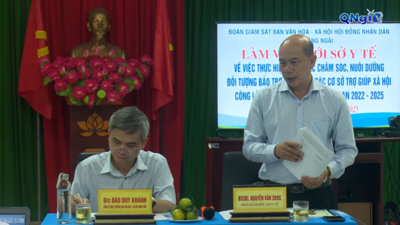 Giám sát công tác chăm sóc đối tượng bảo trợ xã hội