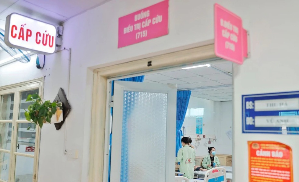 Hiện nay, đang là thời điểm giao mùa, nhiều bệnh nhi mắc các bệnh như tay chân miệng, sởi, sốt xuất huyết… (Ảnh: Minh Quyết/TTXVN)