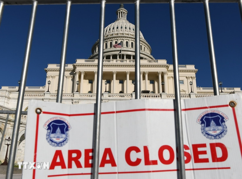 Tòa nhà Quốc hội Mỹ tại Washington, D.C. 