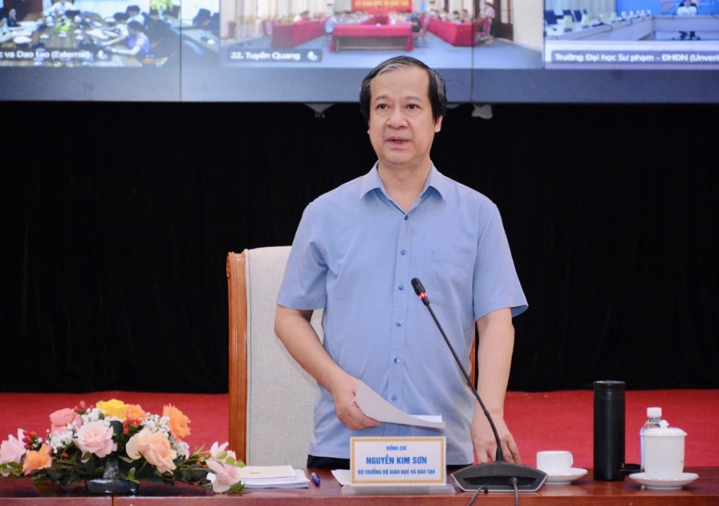 Bộ trưởng GD-ĐT Nguyễn Kim Sơn (Ảnh: moet)