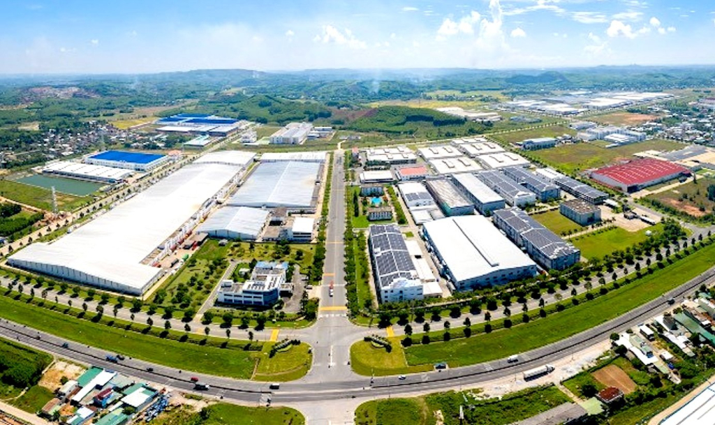 Công ty TNHH VSIP Quảng Ngãi tổ chức triển khai KCN VSIP II Quảng Ngãi với quy mô gần 500ha. Ảnh: BQL.