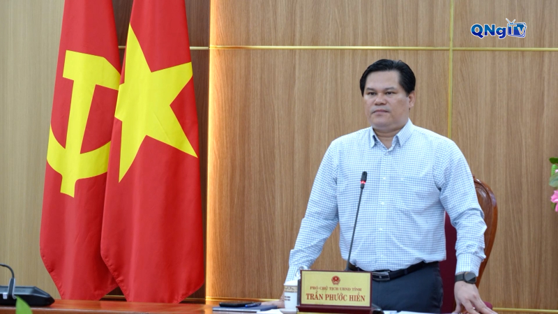 UBND tỉnh l&agrave;m việc về c&ocirc;ng t&aacute;c ph&ograve;ng, chống thi&ecirc;n tai