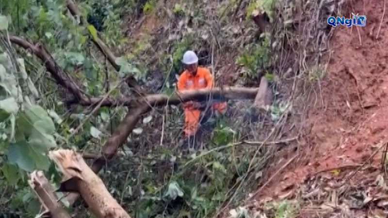 Điện lực Lào Cai nỗ lực khắc phục sự cố sau bão