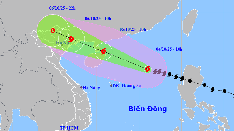 Bão số 11 Matmo khả năng đi vào Quảng Ninh, Hà Nội liệu có xảy ra mưa lụt?