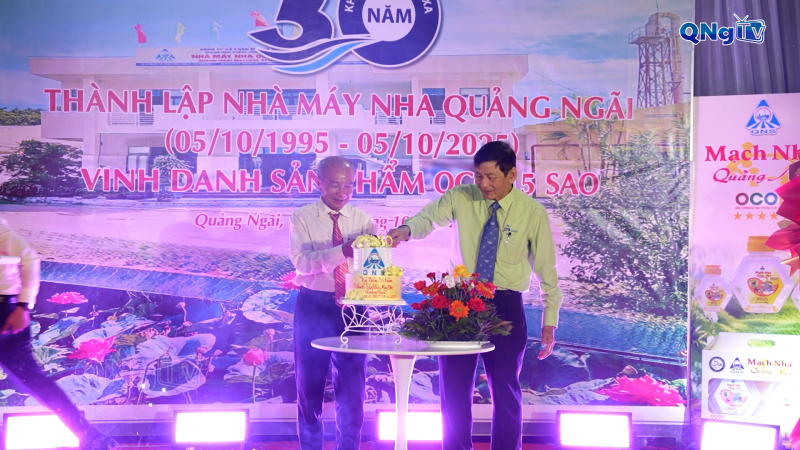 Kỷ niệm 30 năm thành lập Nhà máy Nha Quảng Ngãi - Vinh danh sản phẩm OCOP 5 sao cấp Quốc gia