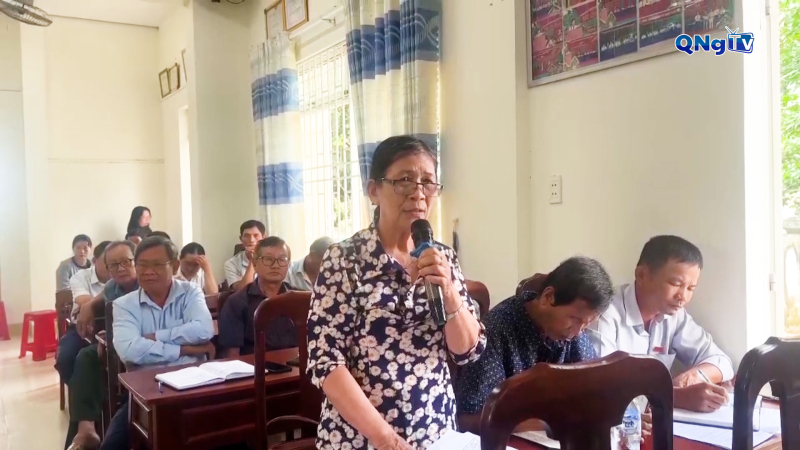 Cử tri phường Trương Quang Trọng kiến nghị nhiều vấn đề dân sinh