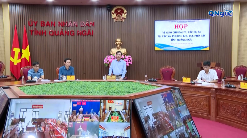 UBND tỉnh giao chủ đầu tư 15 dự án các xã, phường khu vực phía tây