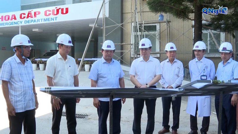 Đẩy nhanh tiến độ thi công dự án nâng cấp Bệnh viện Đa khoa tỉnh
