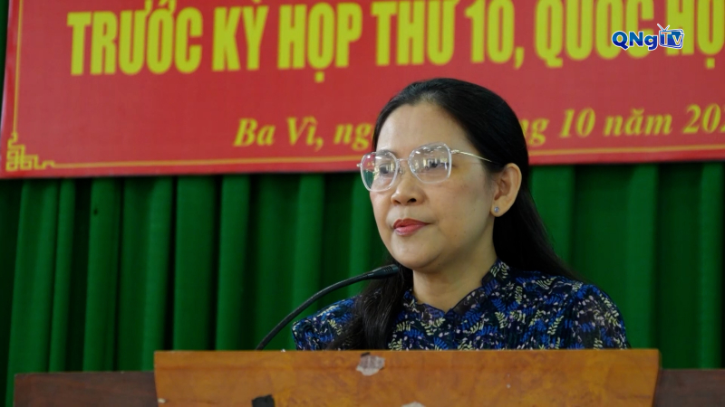 Cử tri xã Ba Vì kiến nghị tăng đầu tư cho vùng khó khăn