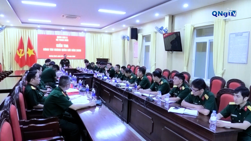 Quân Khu 5 kiểm tra công tác ngành quân lực tại Quảng Ngãi