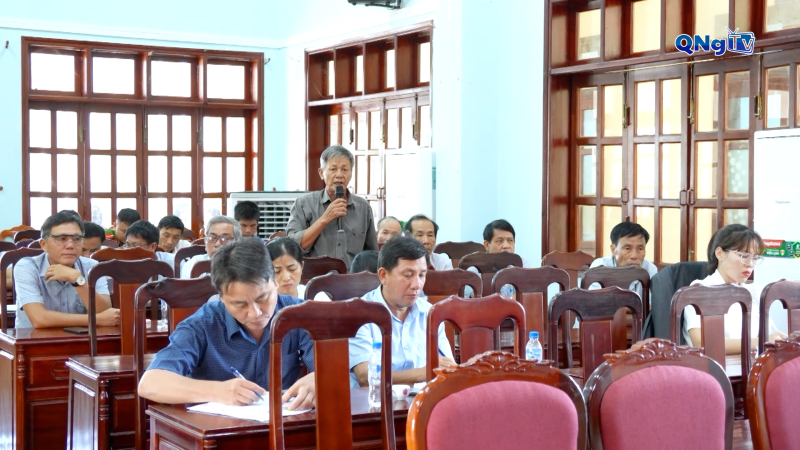 Phó Chủ tịch Thường trực HĐND tỉnh Nguyễn Cao Phúc tiếp xúc cử tri xã Tịnh Khê