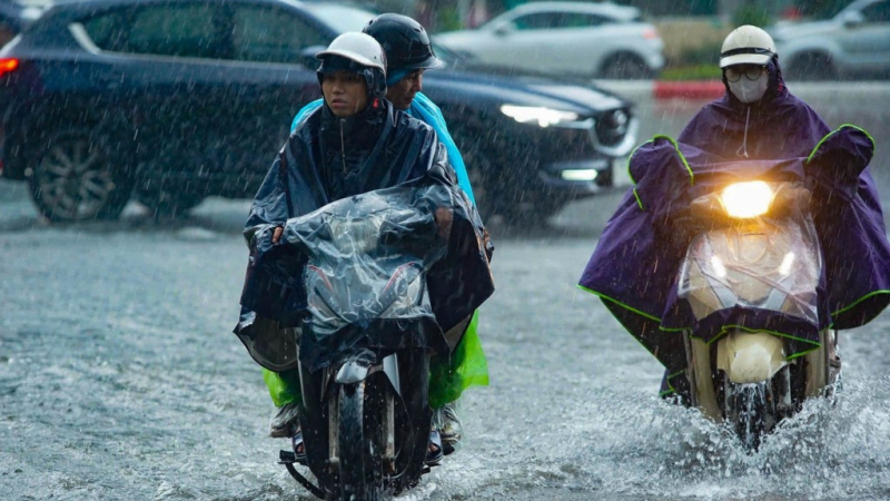 Miền Bắc tiếp tục đón mưa lớn