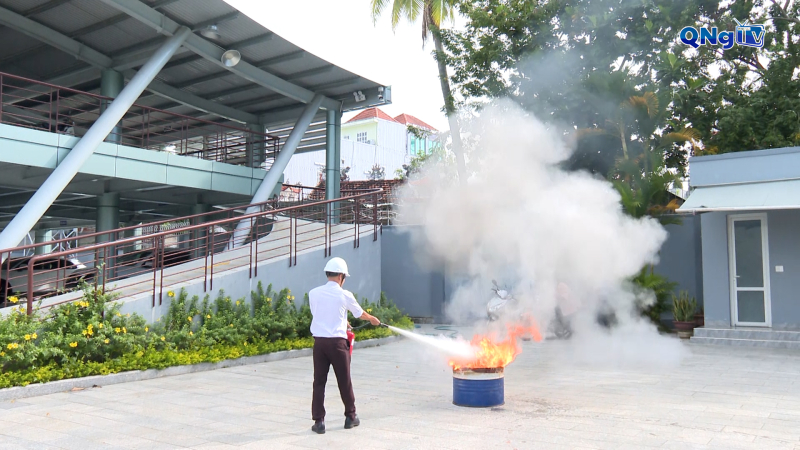 Thực tập phương án phòng cháy, chữa cháy và cứu nạn cứu hộ