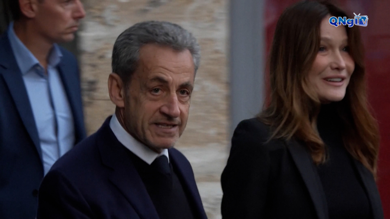 Cựu Tổng thống Nicolas Sarkozy thi hành án phạt tù