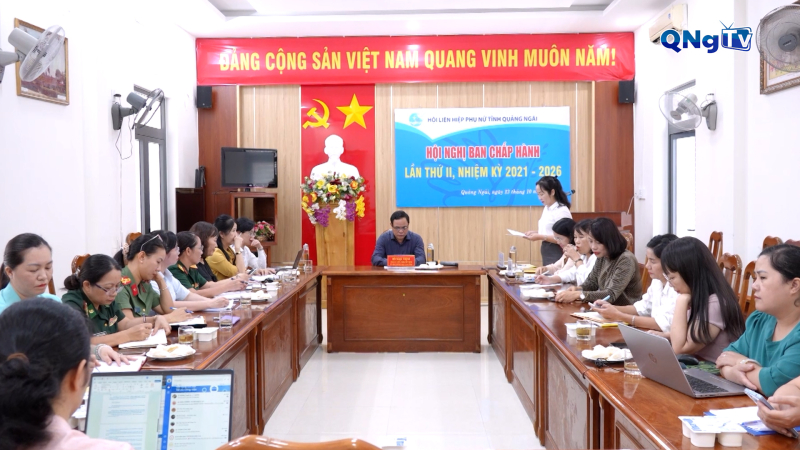 Hội nghị Ban Chấp hành Hội Liên hiệp Phụ nữ tỉnh lần thứ II