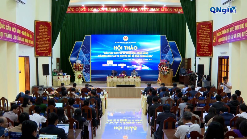 Hội thảo giải pháp khoa học, công nghệ, đổi mới sáng tạo và chuyển đổi số