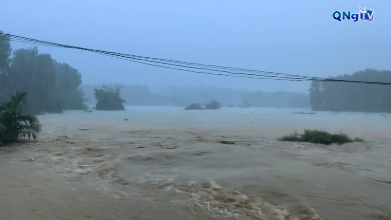 Mưa lớn từ Hà Tĩnh đến Tp. Đà Nẵng và phía Đông tỉnh Quảng Ngãi