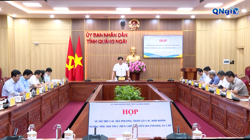 Hỗ trợ tháo gỡ vướng mắc khi thực hiện chính quyền địa phương 02 cấp