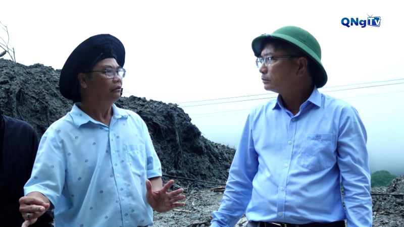 Chỉ đạo khắc phục sạt lở trên đèo Lò Xo