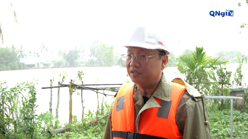 Khẩn trương khắc phục hậu quả mưa lũ ở xã Tư Nghĩa