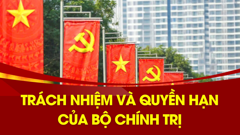 Trách nhiệm và quyền hạn của Bộ Chính trị