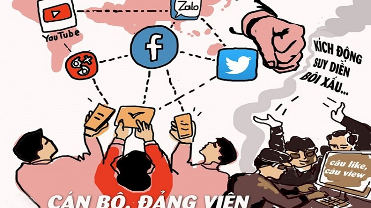 Trách nhiệm của cán bộ, đảng viên, tổ chức đảng trong việc đấu tranh phòng chống các luận điệu sai trái