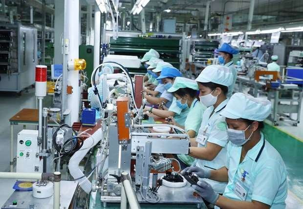 Kim ngạch xuất khẩu của khối FDI đạt 295,66 tỷ USD, tăng 22,8% và chiếm tới 75,6% tổng trị giá xuất khẩu của cả nước. (Ảnh: Vietnam+)