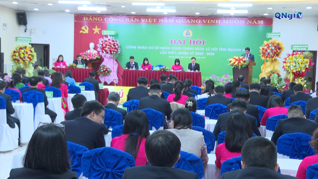 Công đoàn cơ sở Ngân hàng Chính sách xã hội tỉnh Quảng Ngãi tổ chức Đại hội lần thứ I