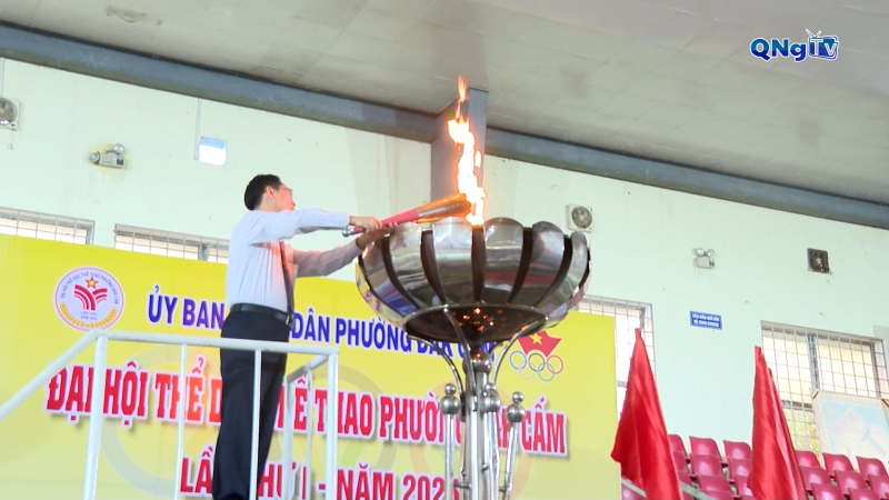 Khai mạc Đại hội thể dục thể thao phường Đắk Cấm