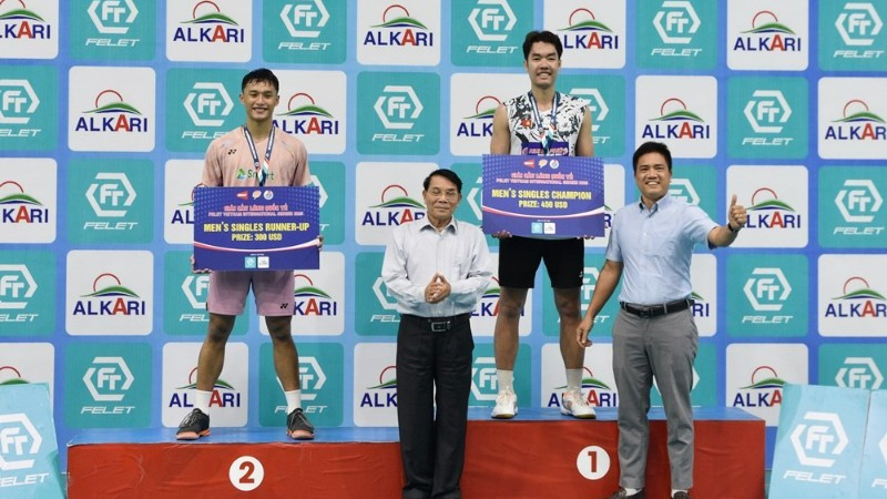 Việt Nam xuất sắc giành hai huy chương vàng tại giải cầu lông quốc tế