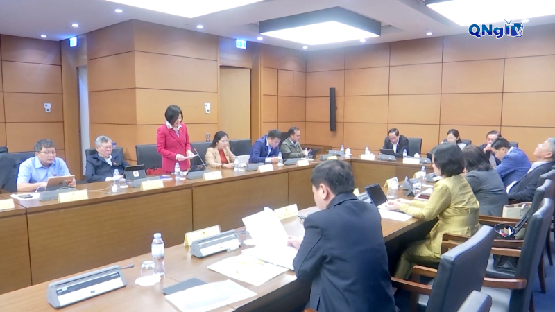 Đại biểu Quốc hội tỉnh Quảng Ng&atilde;i g&oacute;p &yacute; c&aacute;c dự &aacute;n luật về kinh tế, t&agrave;i ch&iacute;nh