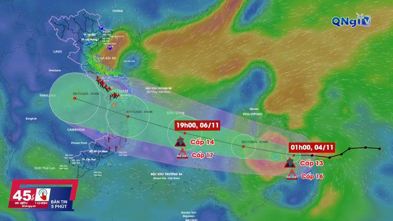 45 giây 1 chạm ngày 04/11