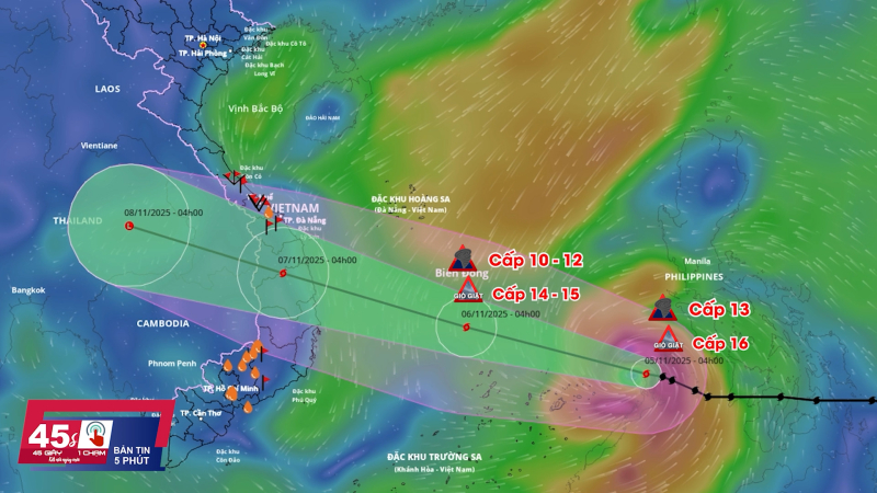45 giây 1 chạm ngày 05/11