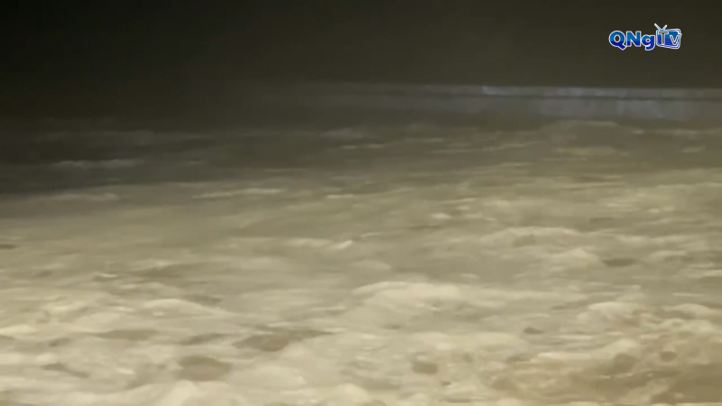 Triều cường dâng cao tại phường Sa Huỳnh