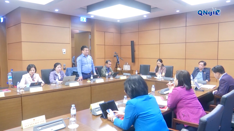 Đại biểu Quốc hội tỉnh Quảng Ngãi góp ý về dự án Luật Quy hoạch