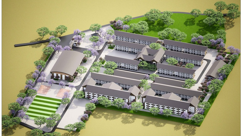 Xây trường, dựng tương lai nơi biên giới