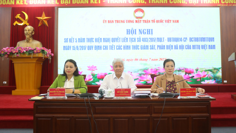 Nâng cao chất lượng và hiệu quả công tác giám sát của Mặt trận Tổ quốc Việt Nam và các tổ chức thành viên trong phòng, chống tham nhũng