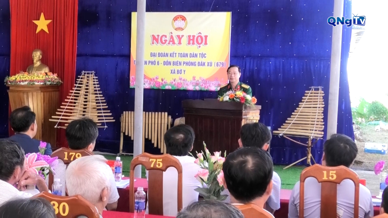 Ngày hội Đại đoàn kết tại xã Bờ Y