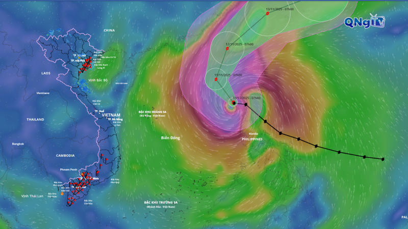 Chủ động ứng phó với bão gần Biển Đông