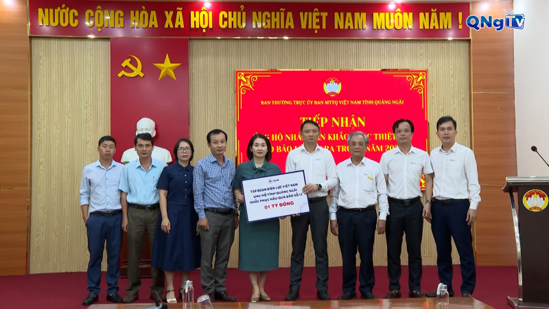 Hỗ trợ Quảng Ngãi 01 tỷ đồng khắc phục thiệt hại bão lũ