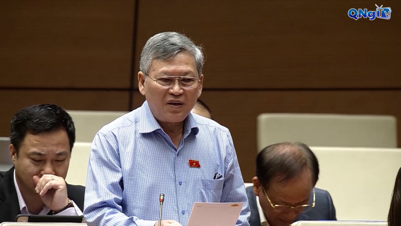 Đại biểu Quốc hội tỉnh Quảng Ngãi thảo luận về Luật Dân số